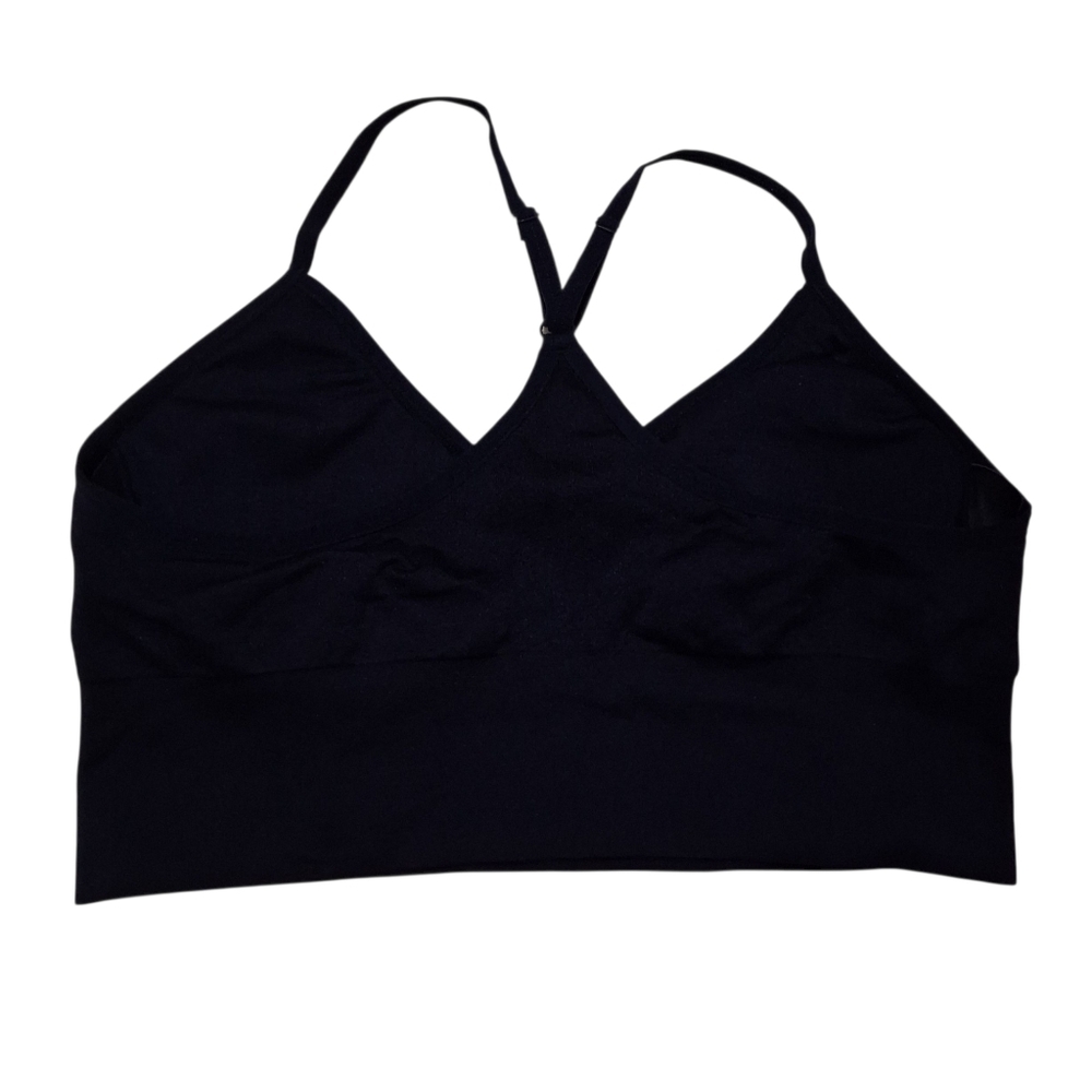 EUC‎ Felina Sz. M Black Padded Sports Bra - Picture 4 of 5